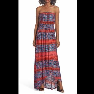 NWOT Strapless Maxi Dress